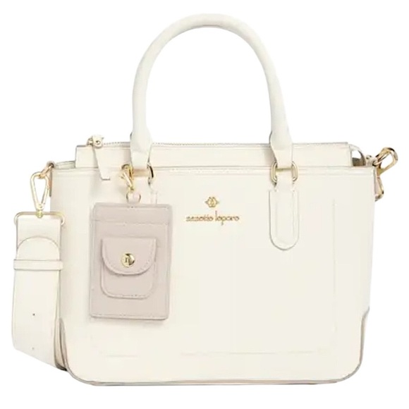 NEW Nanette Lepore Convertible Top Handle Satchel One Size PORCELAIN - Picture 2 of 6